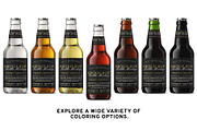 Beer Bottle Mockup V2, an Advertising Mockup by HexenDesigns (Thumbnail 9 of 13)