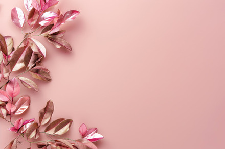 Pink flowers on a pink background wi, a Photo by Iftikhar Alam