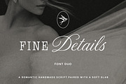 Details - Refined Font Duo, a Script Font by Davide Bassu (Thumbnail 1 of 17)