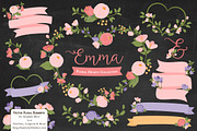 Wildflowers Heart Wreath Clipart, an Illustration by Amanda Ilkov (Thumbnail 2 of 5)