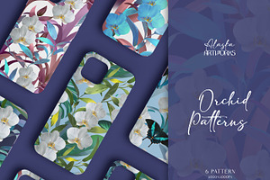 Summer Orchid Flower Patterns