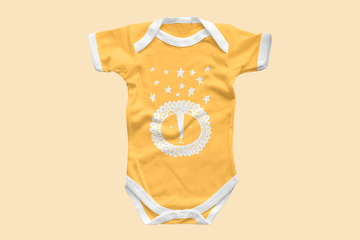 Baby Grow Bodysuit Mockup, an Apparel Mockup by Aurora Graphics (Photo 3 of 4)