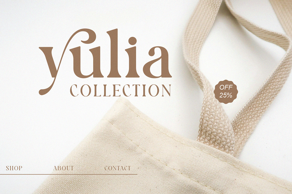 Alivia, a Serif Font by Muflieart (Photo 3 of 10)