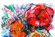 bundle: 12 flowers in a square, a Texture Illustration by coconut_forest (Thumbnail 10 of 13)