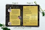 Regal Black and Gold Funeral Program, a Brochure Template by Feel Inspired Digitals (Thumbnail 5 of 6)