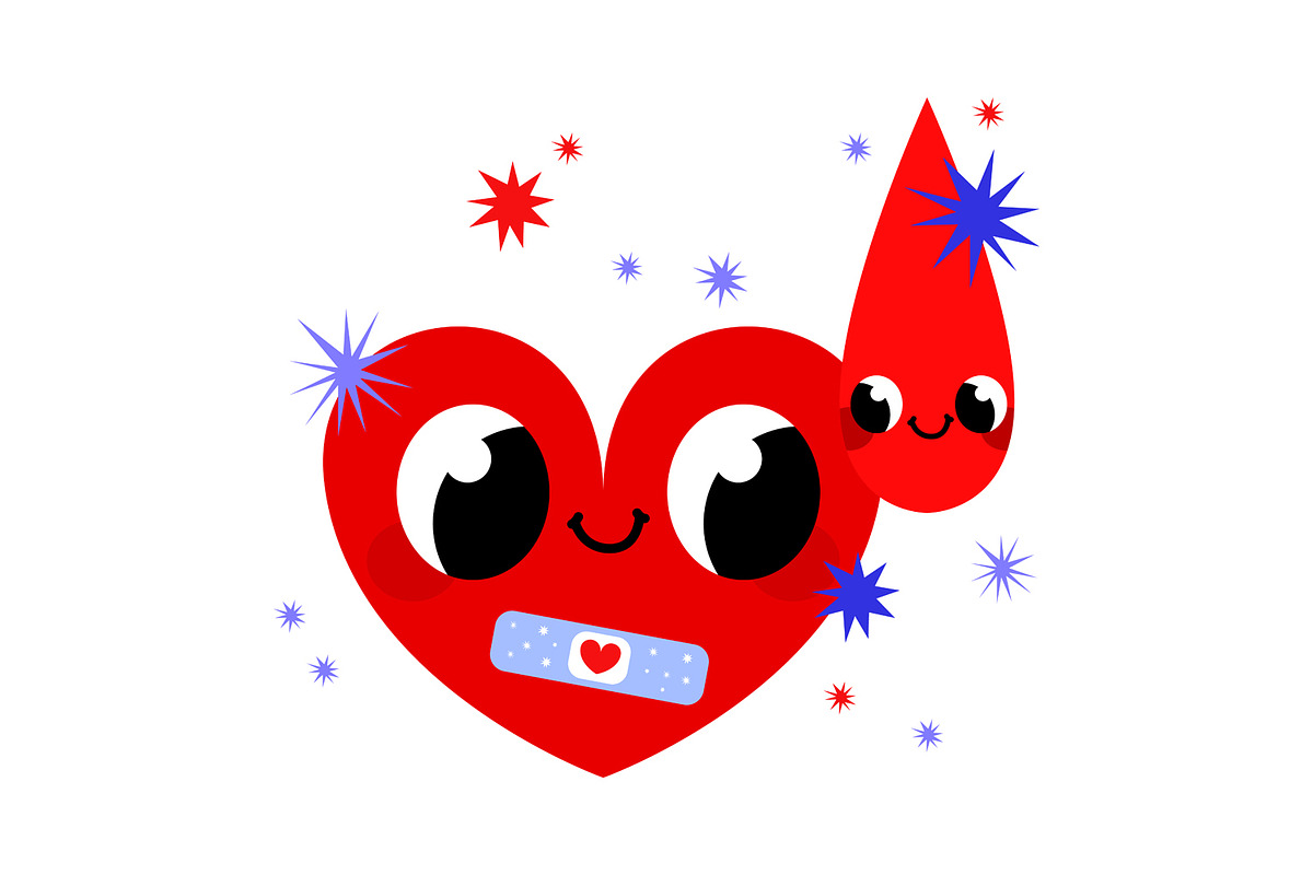 Blood Donation Heart Clipart, a Healthcare Illustration by the_myro (Photo 4 of 6)