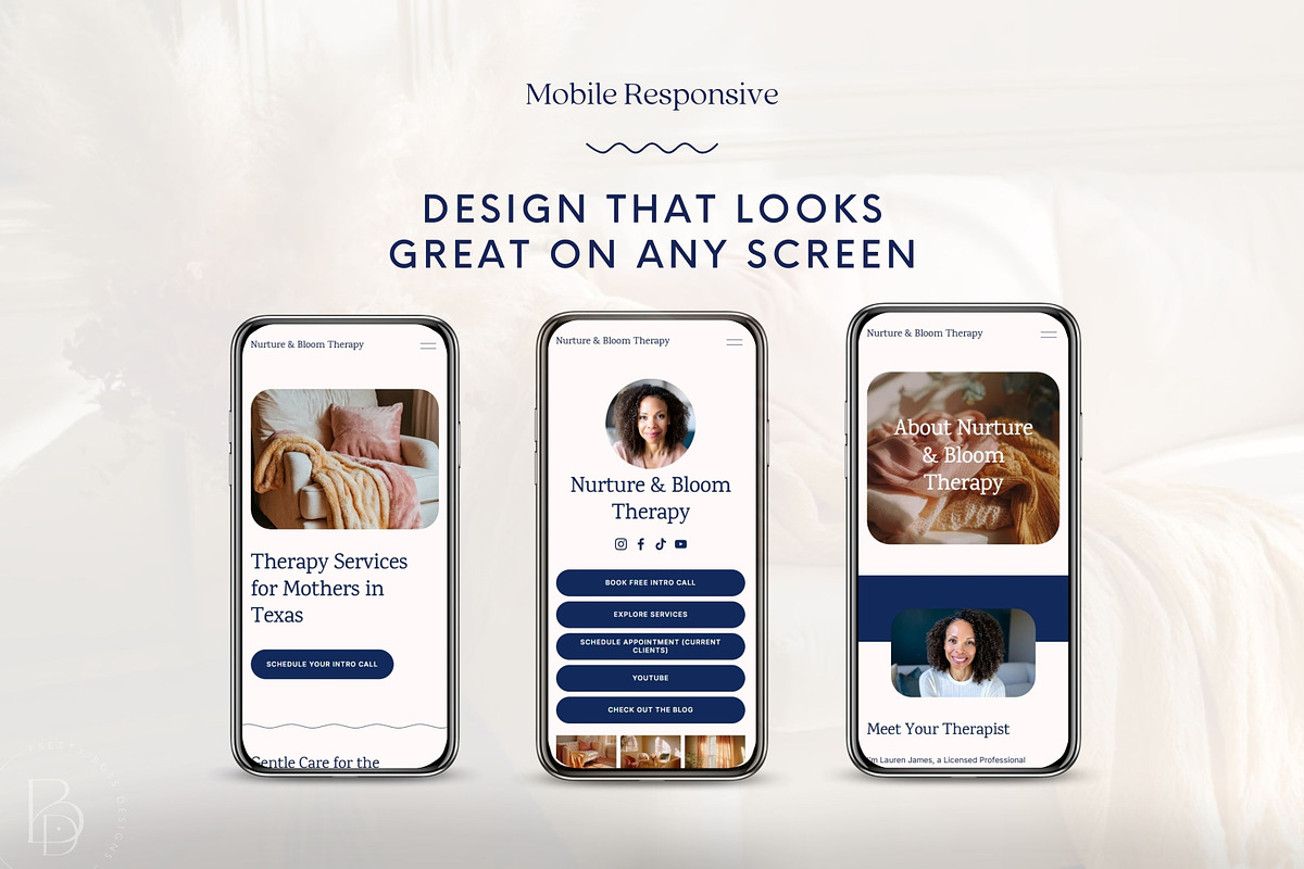 Squarespace Template for Therapists preview 4