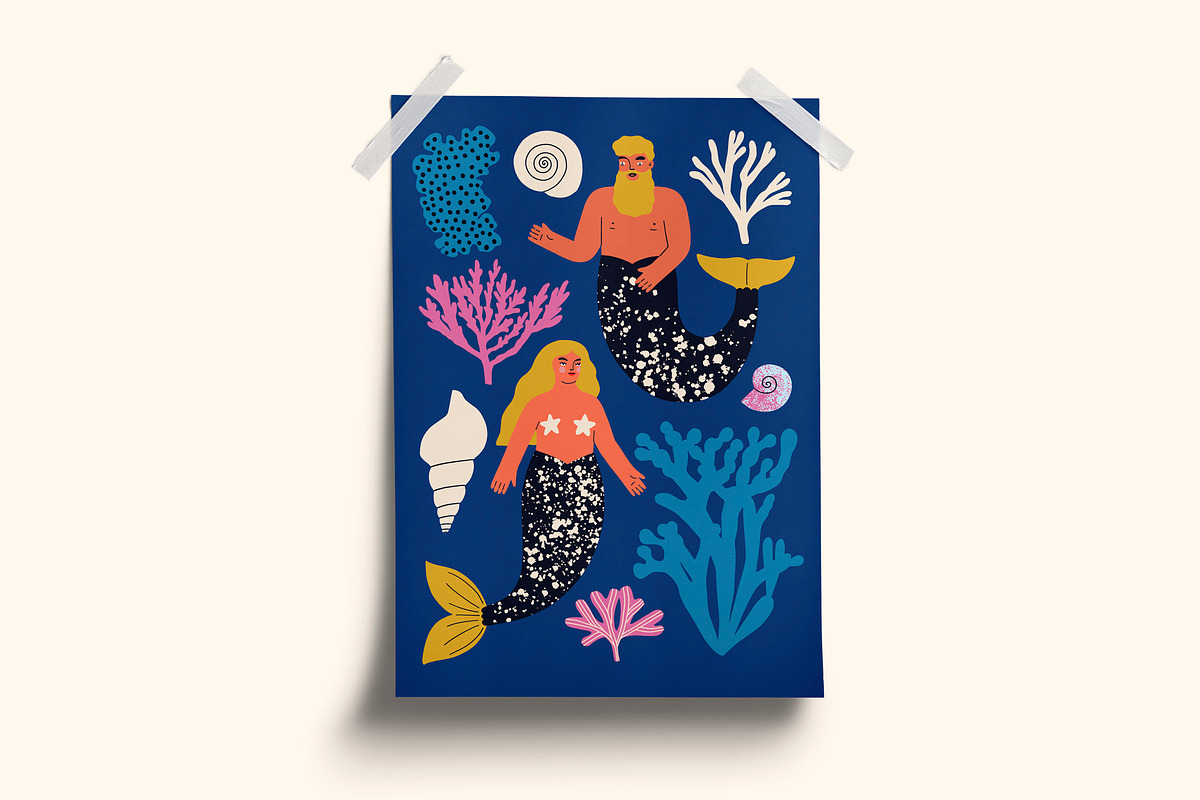 UNDERSEA Graphics Collection, a Pattern Graphic by Katerina Osa (Photo 5 of 12)