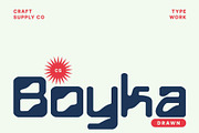 CS Boyka Drawn, a Sans Serif Font by Craft Supply Co. (Thumbnail 1 of 8)