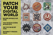 Collage Elements Pack: Patches, an Object Graphic by Megan Aili Designs (Thumbnail 3 of 6)