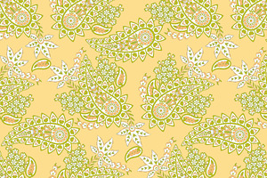 Paisley Seamless Fabric Pattern