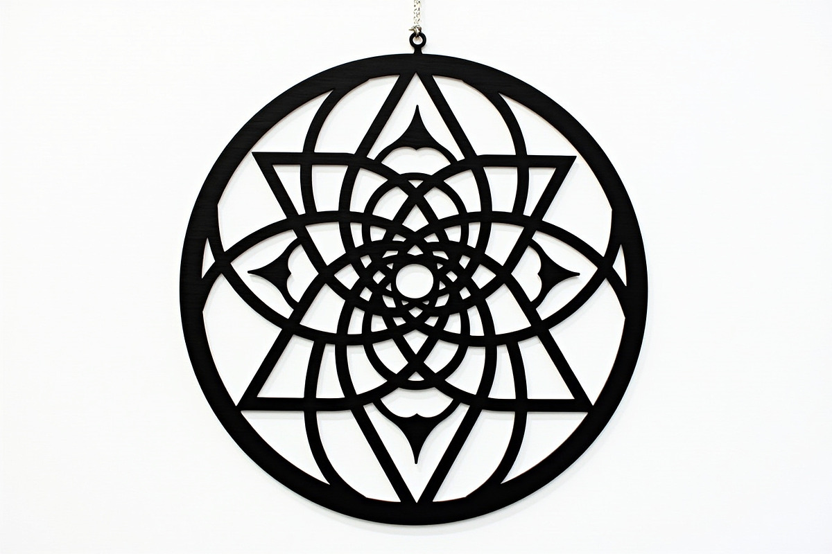 Circular Geometric Laser Cutting Bun, an Object Graphic by Creativeshirt (Photo 16 of 17)