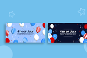 Independence Day Clipart Bundle, a Pattern Graphic by Halfcircle (Thumbnail 3 of 7)