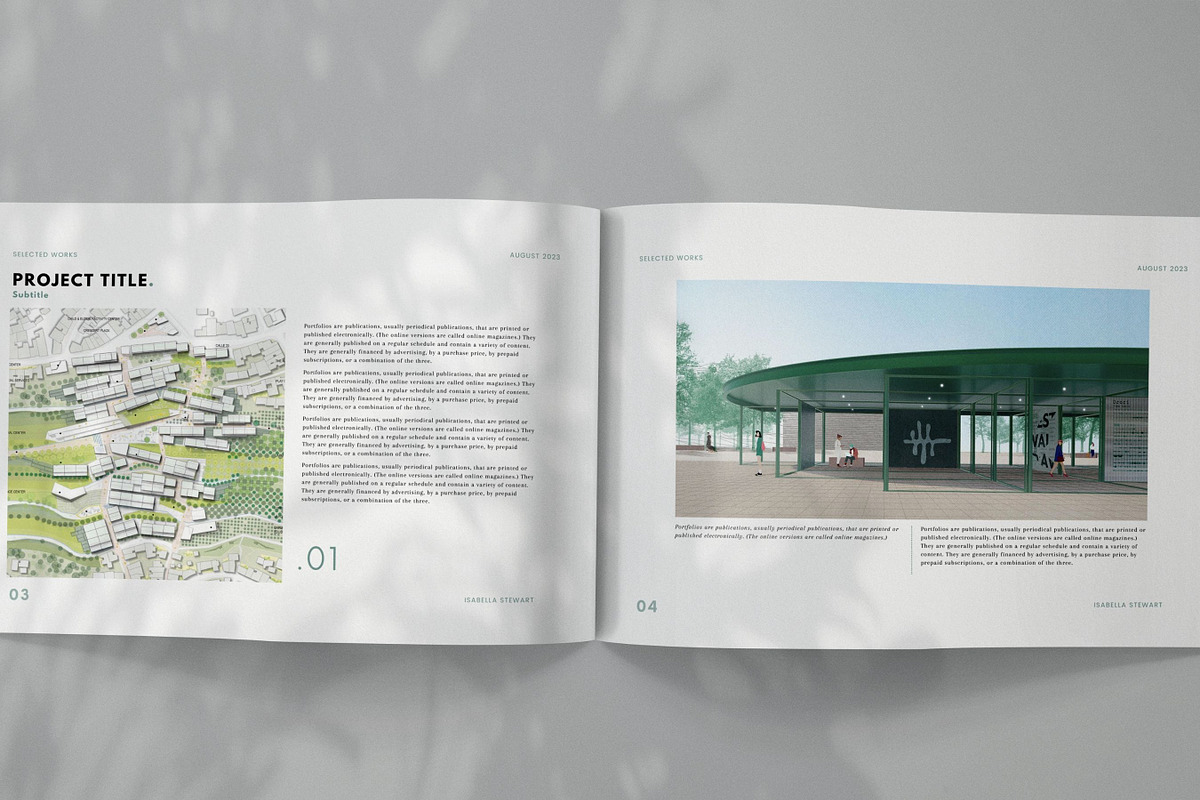 Architecture Portfolio Template, a Branding & Logo Template by Templits (Photo 6 of 10)