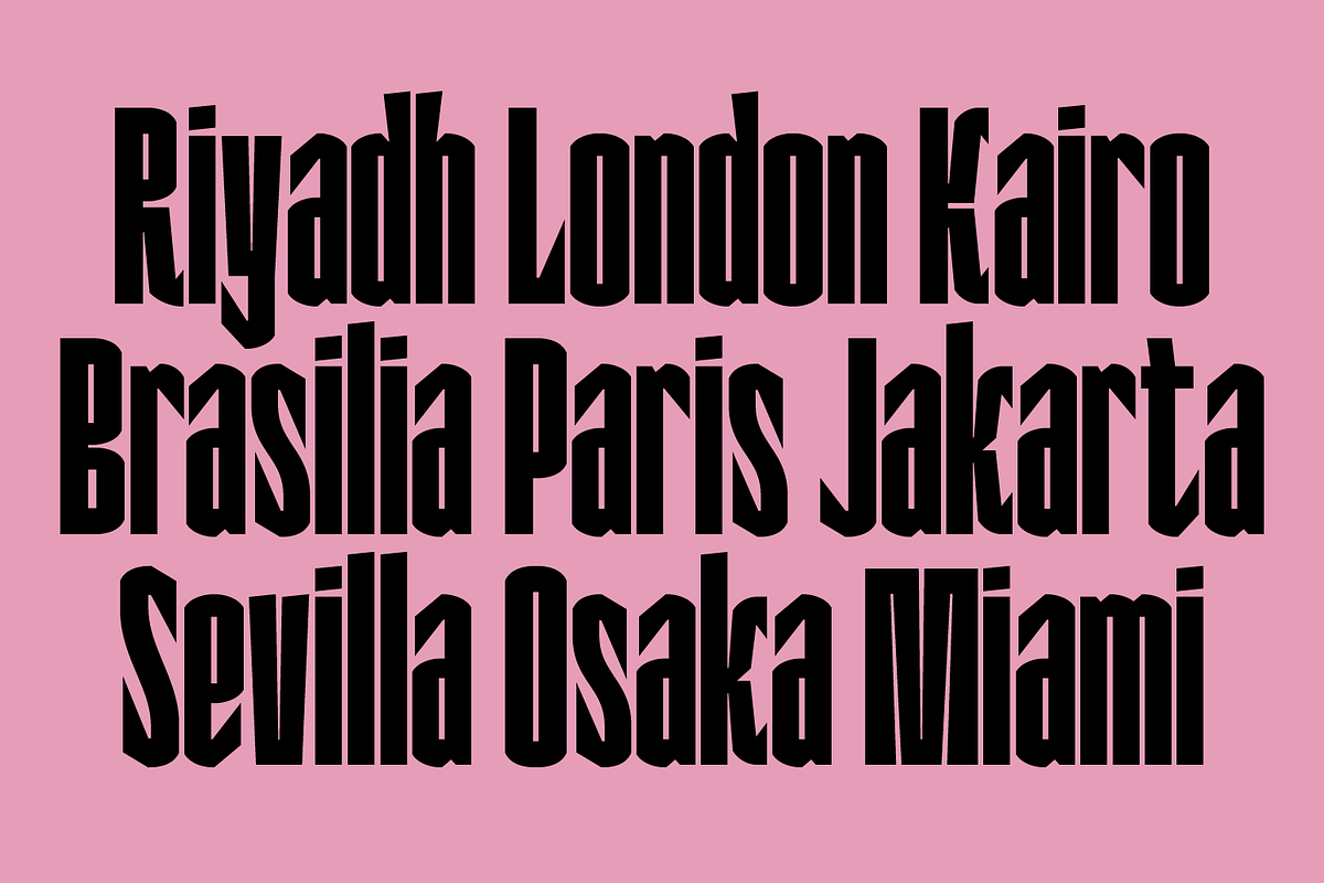 AO Hailstone - Condensed Display, a Sans Serif Font by OwunStudio (Photo 13 of 18)
