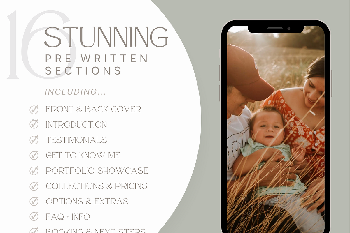 GOLD Family Photography Canva Guide, a Magazine Template by Signature Edits (Photo 5 of 11)