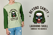 Joker Skull Design Vector, an Illustration by vectstudio (Thumbnail 3 of 3)