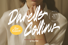Darelle Collins Modern Script Font
