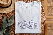 Minimalist Winter Village PNG, Hand, an Illustration by SharpMarketplace (Thumbnail 5 of 9)