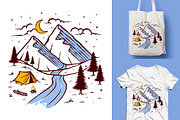 25 in 1 Bundle - Beach & Mountain, a Seasonal Illustration by gunaonedesign (Thumbnail 12 of 21)