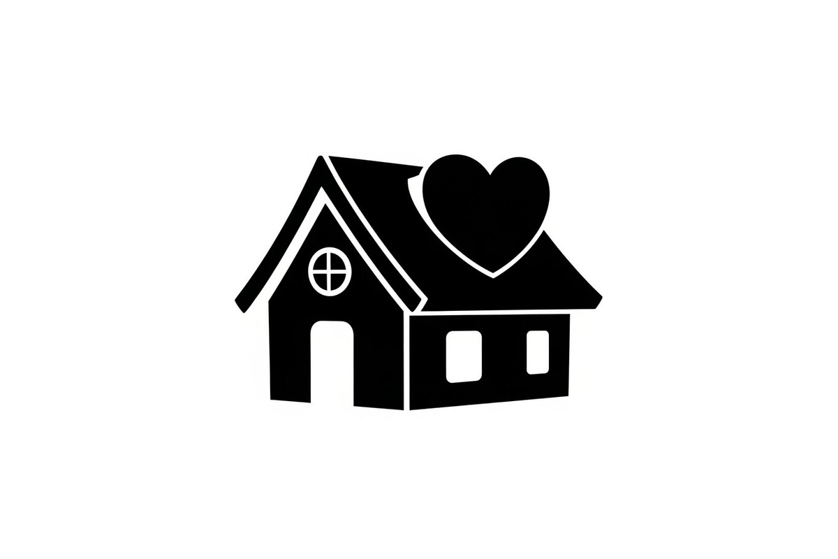 50 Home Love Heart House Icon Set Bu, an Illustration by Gaye Art (Photo 40 of 51)