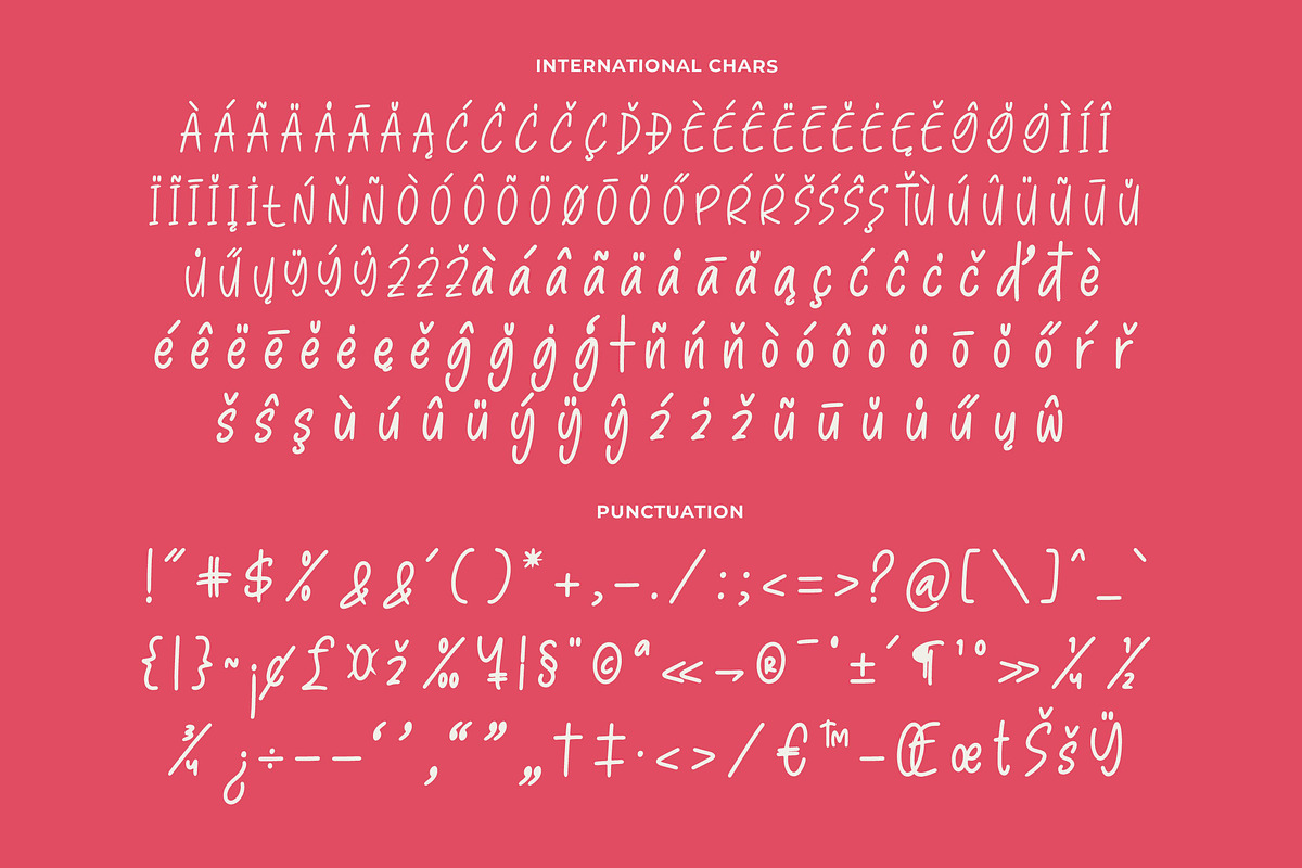Pinky Doodle Natural Handwritten, a Script Font by Letterena Studios Script (Photo 18 of 20)