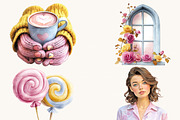 Yellow Spring Summer Planner Clipart, a Seasonal Illustration by BusyDaydesign (Thumbnail 8 of 9)
