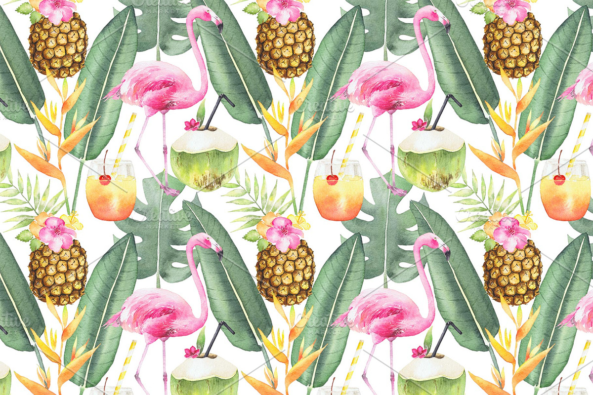 Tropical Pattern Collection, an Illustration by Vivitta (Photo 5 of 12)