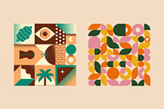 Geometric Pattern Compositions, a Decorative Illustration by Léo Alexandre (Thumbnail 2 of 25)
