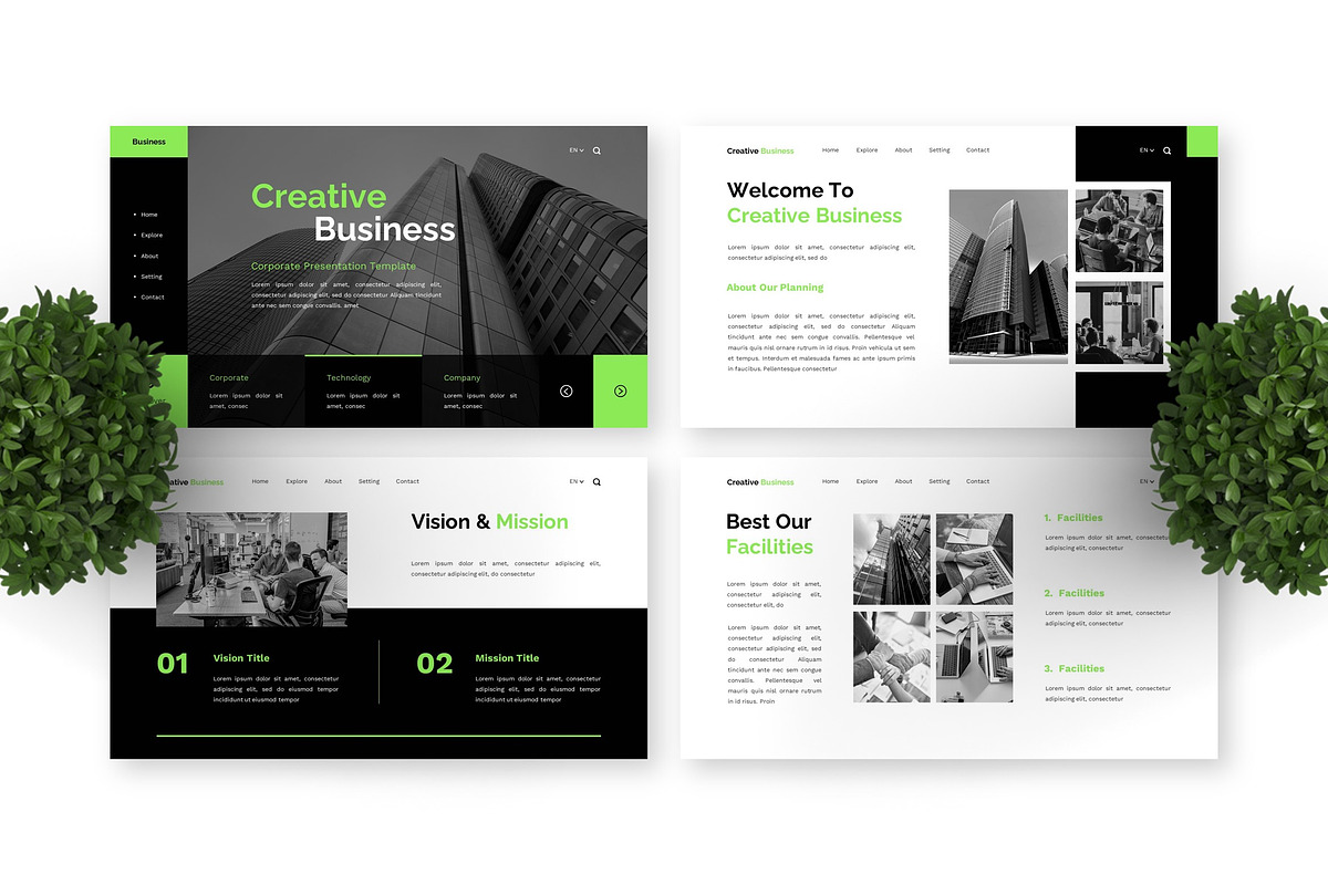 Creative Business - Corporate PPT preview 2
