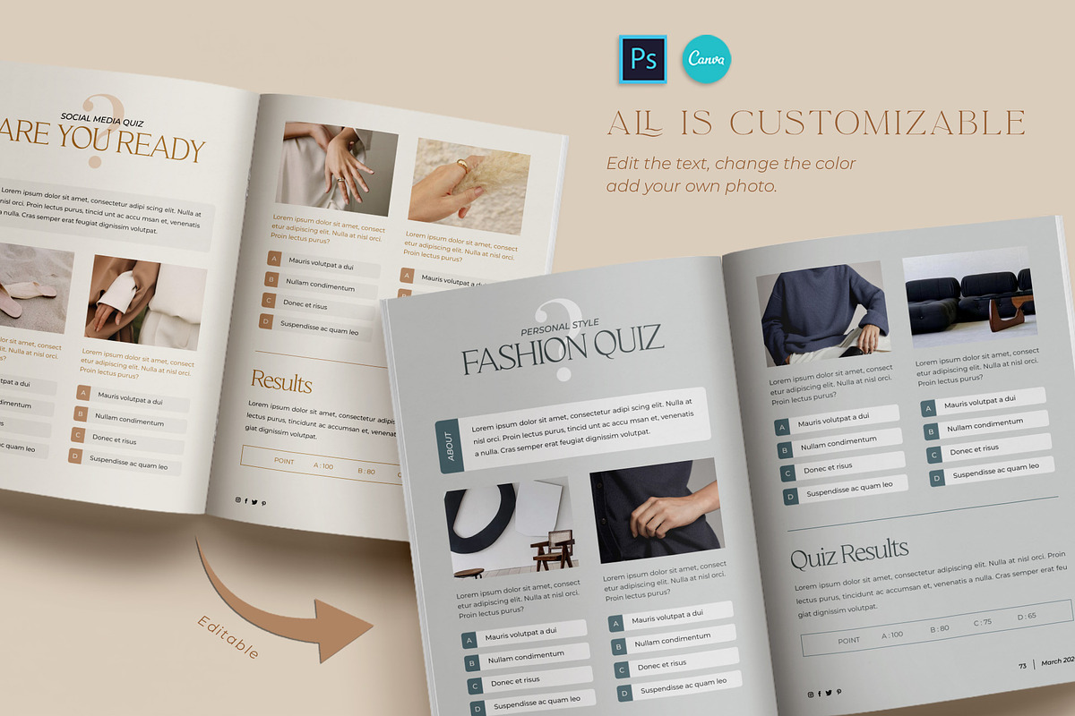 SALE WorkBook Creator Coach CANVA, a Magazine Template by Eviory (Photo 28 of 36)