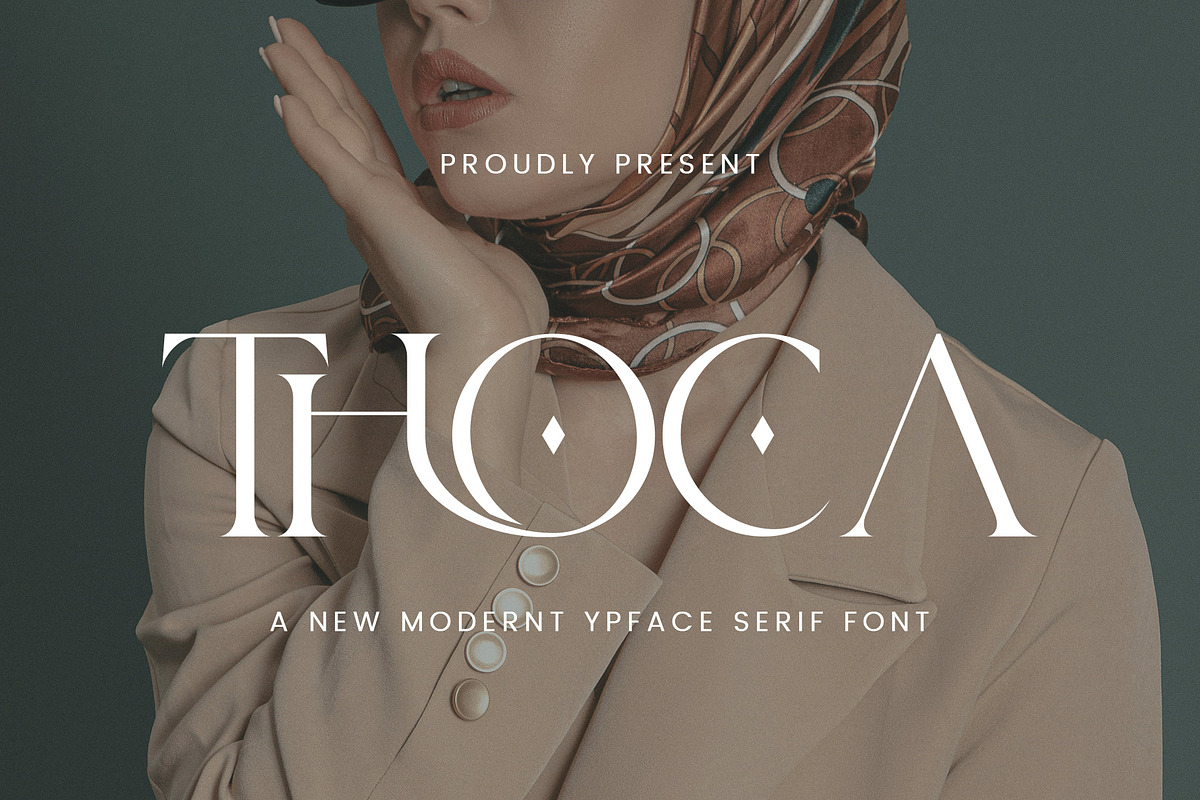 Thoca -New Modern Typface, a Serif Font by AnnofaType (Photo 1 of 8)