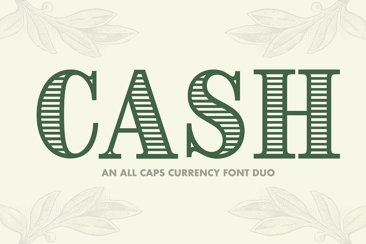 CASH, a Serif Font by Loudoun Design Co. (Photo 1 of 7)
