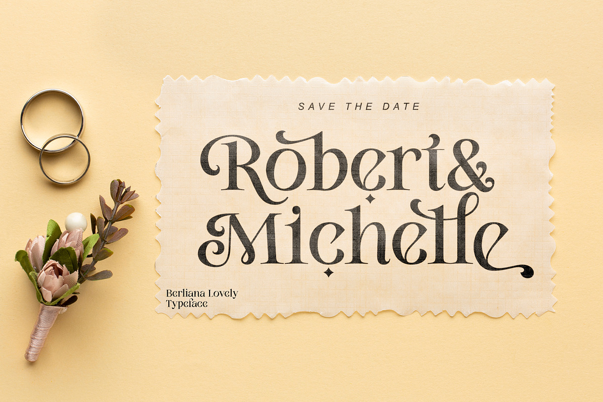 Berliana Lovely, a Serif Font by INKSUN™ (Photo 5 of 13)