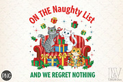 Vintage Christmas PNG, Cat, a Graphic by Libby Wishes (Thumbnail 1 of 4)