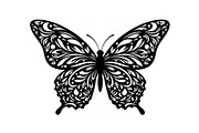 Butterfly Floral Vintage Frame Bundl, an Illustration by Creativeshirt (Thumbnail 25 of 51)