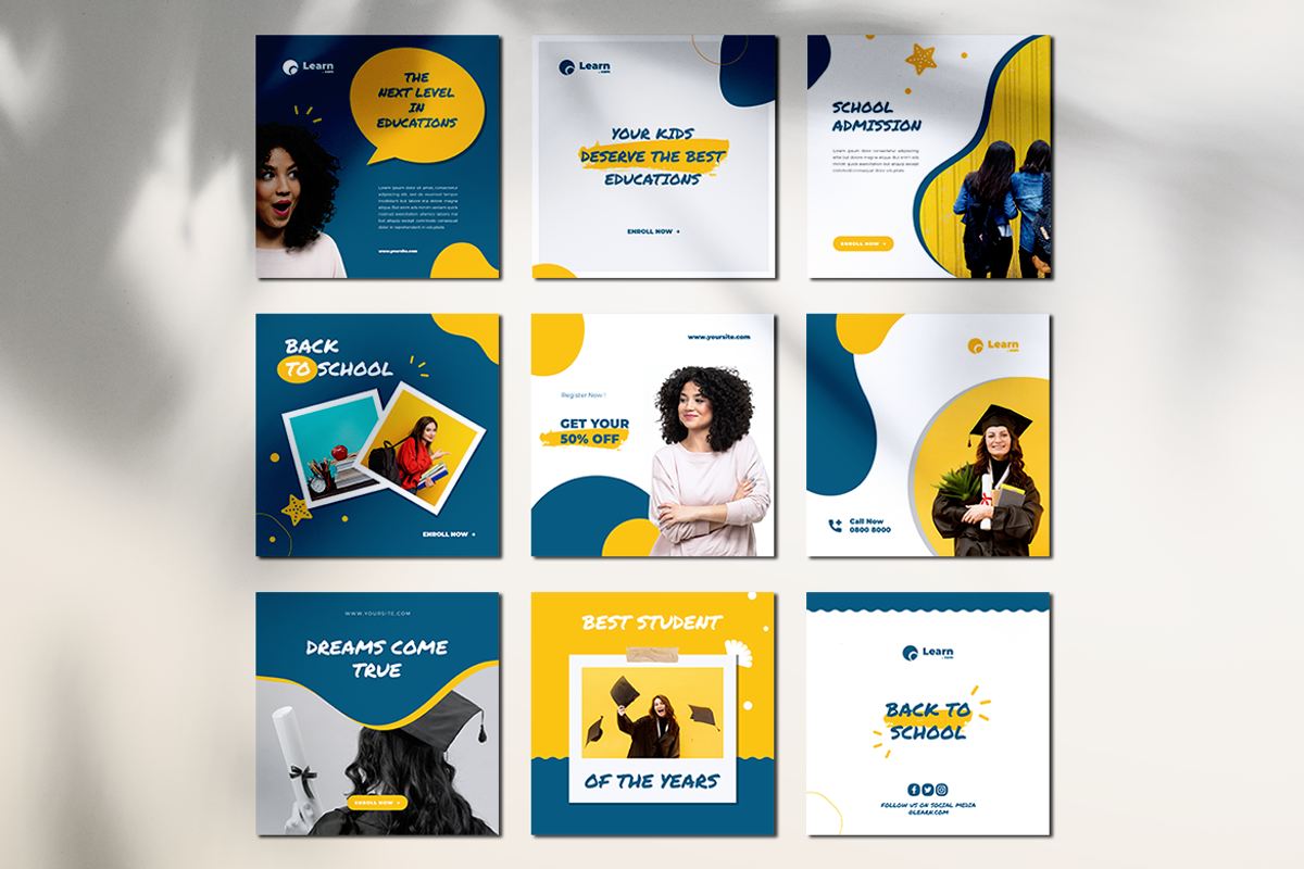 Education Instagram Post, a Social Media Template by Rahardi Creative