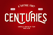 CENTURIES | A VINTAGE FONT, a Font by floral studio (Thumbnail 1 of 6)
