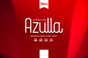 Azulla, a Font by almazstudio