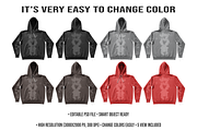 Washed Hoodie Mockup Editable PSD, a Hoody Mockup by std.badboy (Thumbnail 2 of 4)