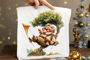 Quirky Grandpa Clipart, an Illustration by OK Design (Thumbnail 6 of 6)