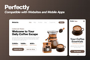 Coffee Shop 3D Icon Pack, an Object 3D Model by Haps Space (Thumbnail 3 of 4)