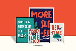 Bedroom Poster Wall Art Prints