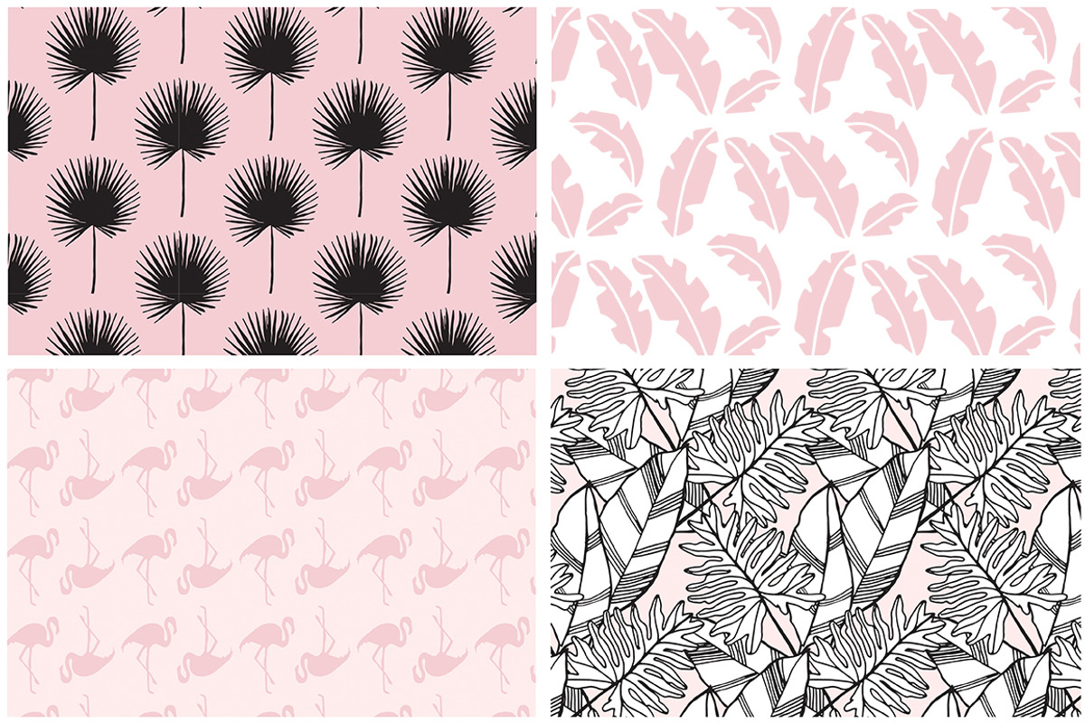 Tropical Seamless Patterns, a Pattern Graphic by Youandigraphics (Photo 13 of 13)