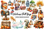 Autumn Fall Days Clipart Bundle, an Illustration by Daily.Designs (Thumbnail 1 of 5)