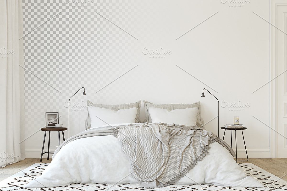 NEW-YORK APARTMENT Wall&Frame Mockup, a Print Template by MyHomeMockups (Photo 9 of 11)