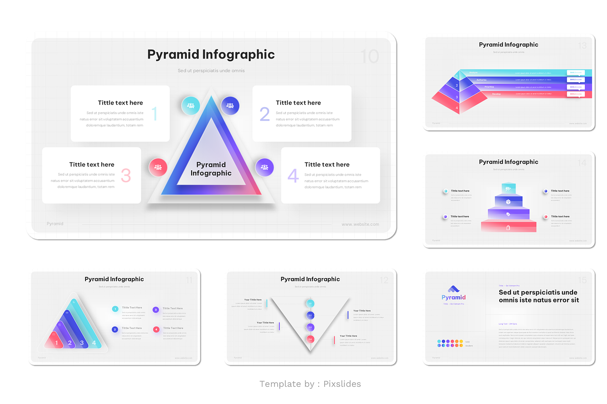 Infographics Diagrams PowerPoint, a Presentation Template by Pixslides (Photo 6 of 7)