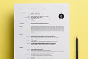 Pro Resume Template, a Resume Template by Unio Designs (Thumbnail 2 of 5)