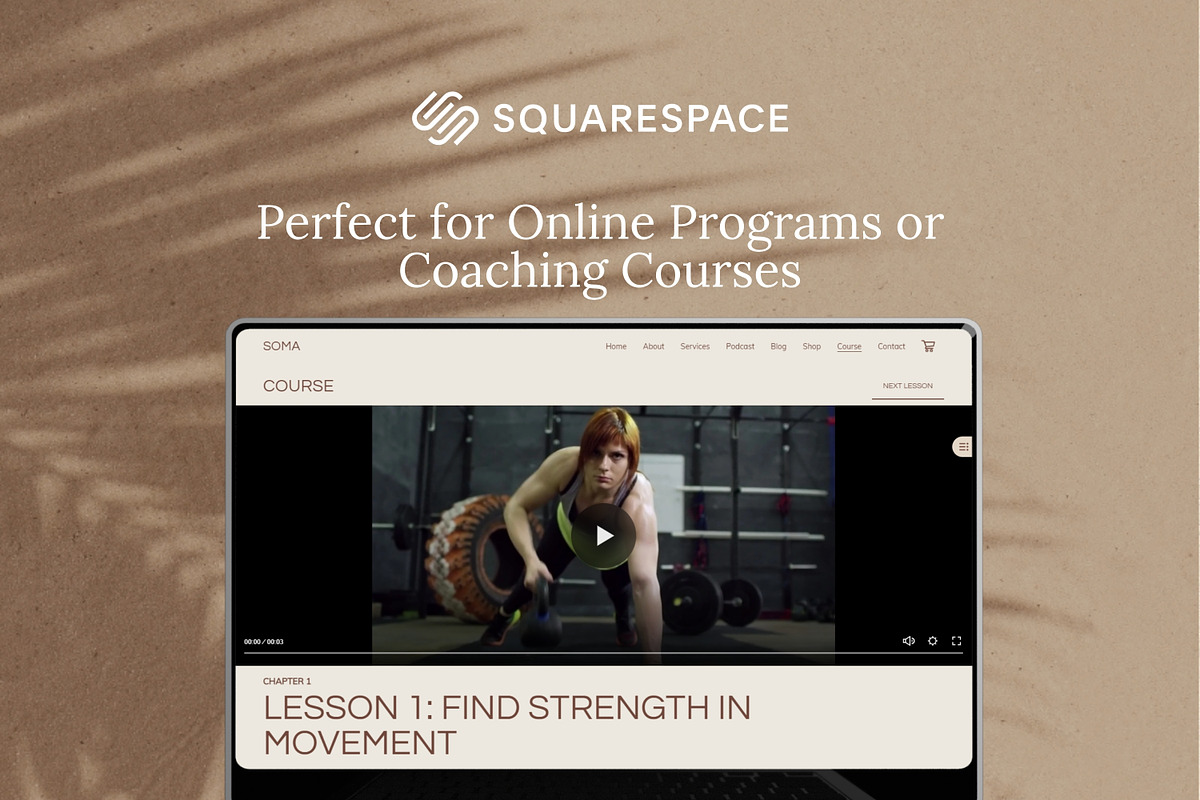 Squarespace Template Fitness Coaches, a Squarespace Template by Sofia Designs (Photo 5 of 9)
