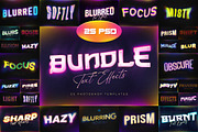 Gradient Blur Text Effects Bundle, a Layer Style Add-On by Andrew Skoch Design (Thumbnail 1 of 11)